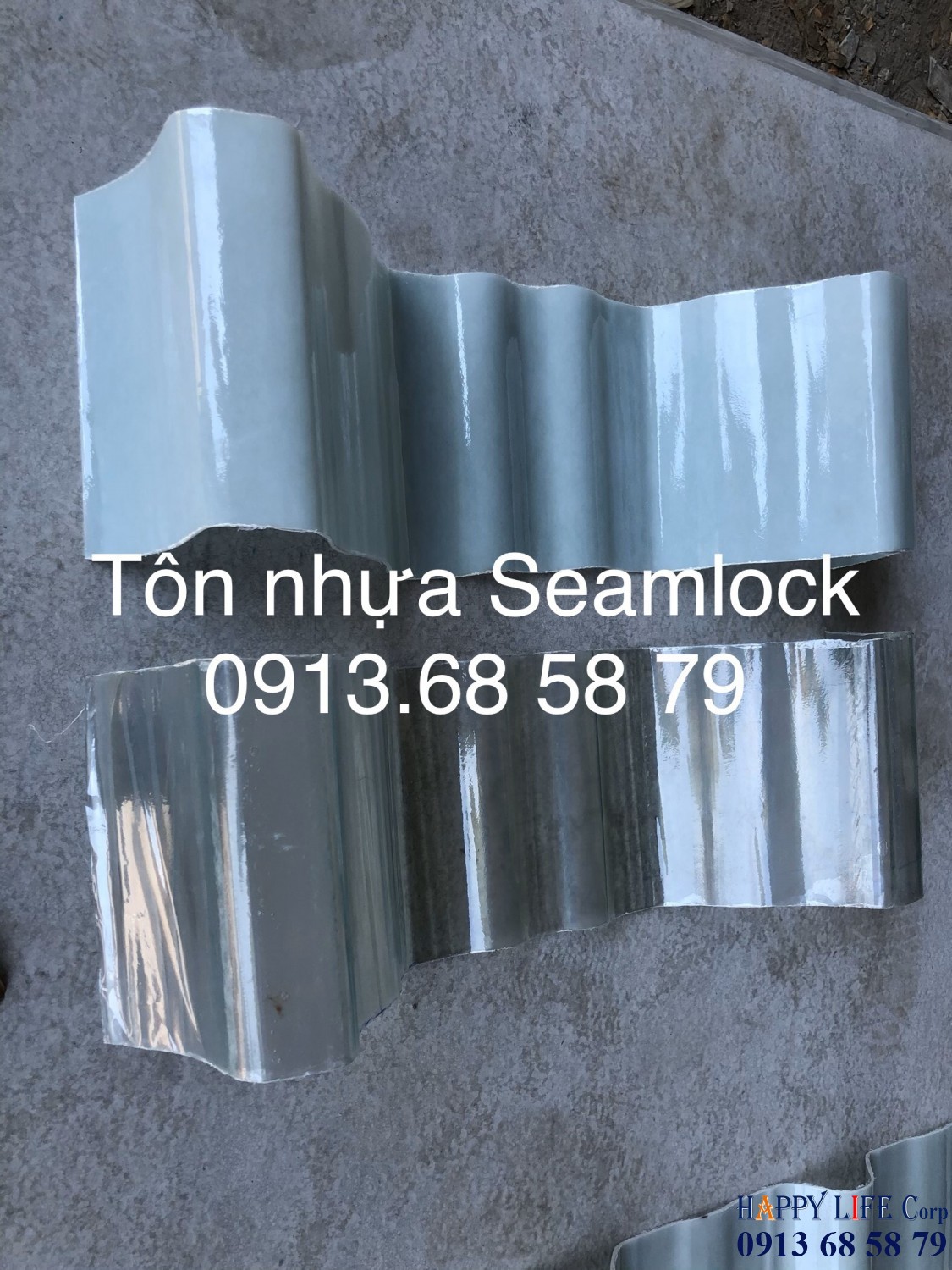 Tôn nhựa Seamlock, Tôn nhựa sóng Seam lock 470 ( loại sóng cao )